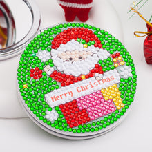 Load image into Gallery viewer, Double Sided Diamond Art Mirror for Adults Kids Beginners (Santa #5)
