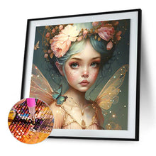 Load image into Gallery viewer, Butterfly Elf Fairy 30*30CM Full Round Drill Diamond Painting
