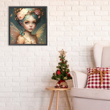 Load image into Gallery viewer, Butterfly Elf Fairy 30*30CM Full Round Drill Diamond Painting
