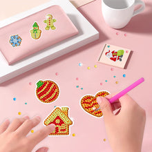 Load image into Gallery viewer, 2PCS Gem Art DIY Craft Kit Diamond Painting Sticker (Christmas Element BT407)
