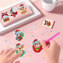 Load image into Gallery viewer, 2PCS Gem Art DIY Craft Kit Diamond Painting Sticker (Christmas Critters BT426)
