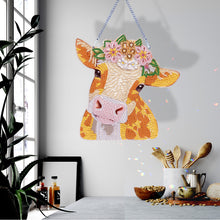Load image into Gallery viewer, Special Shape Diamond Art Hanging Pendant for Home Wall Decor (Yak)
