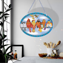 Load image into Gallery viewer, Special Shape Diamond Art Hanging Pendant for Home Wall Decor (Flock of Birds)
