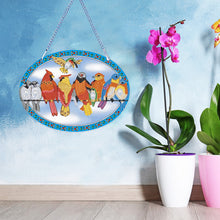 Load image into Gallery viewer, Special Shape Diamond Art Hanging Pendant for Home Wall Decor (Flock of Birds)
