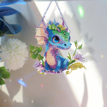 Load image into Gallery viewer, Special Shape Diamond Art Hanging Pendant for Home Wall Decor (Pterosaur)
