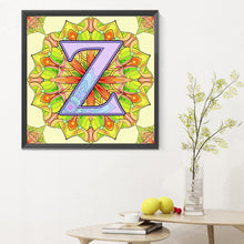 Load image into Gallery viewer, Mandala Letter Z 30*30CM Full Round Drill Diamond Painting
