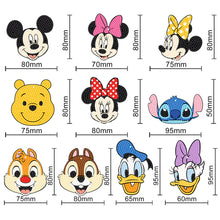 Load image into Gallery viewer, Round Crystal Painting Ornament Donald Duck Stitch Pooh Bear for Home Wall Decor
