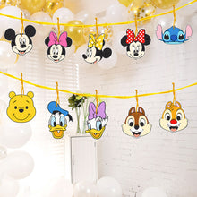 Load image into Gallery viewer, Round Crystal Painting Ornament Donald Duck Stitch Pooh Bear for Home Wall Decor
