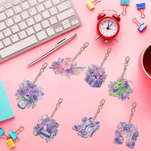 Load image into Gallery viewer, 7PCS Double Sided Special Shape Diamond Painting Keychain (Wedding Things)

