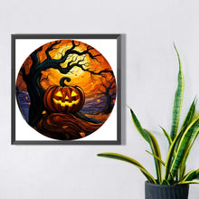 Load image into Gallery viewer, Jack O Lantern 30*30CM Full Round Drill Diamond Painting
