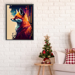 Fox 30*40CM Full Round Drill Diamond Painting