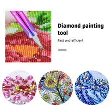 Load image into Gallery viewer, Diamond Art Pens with 6 Pen Heads for DIY Crafts (Plating Purple + Roller)
