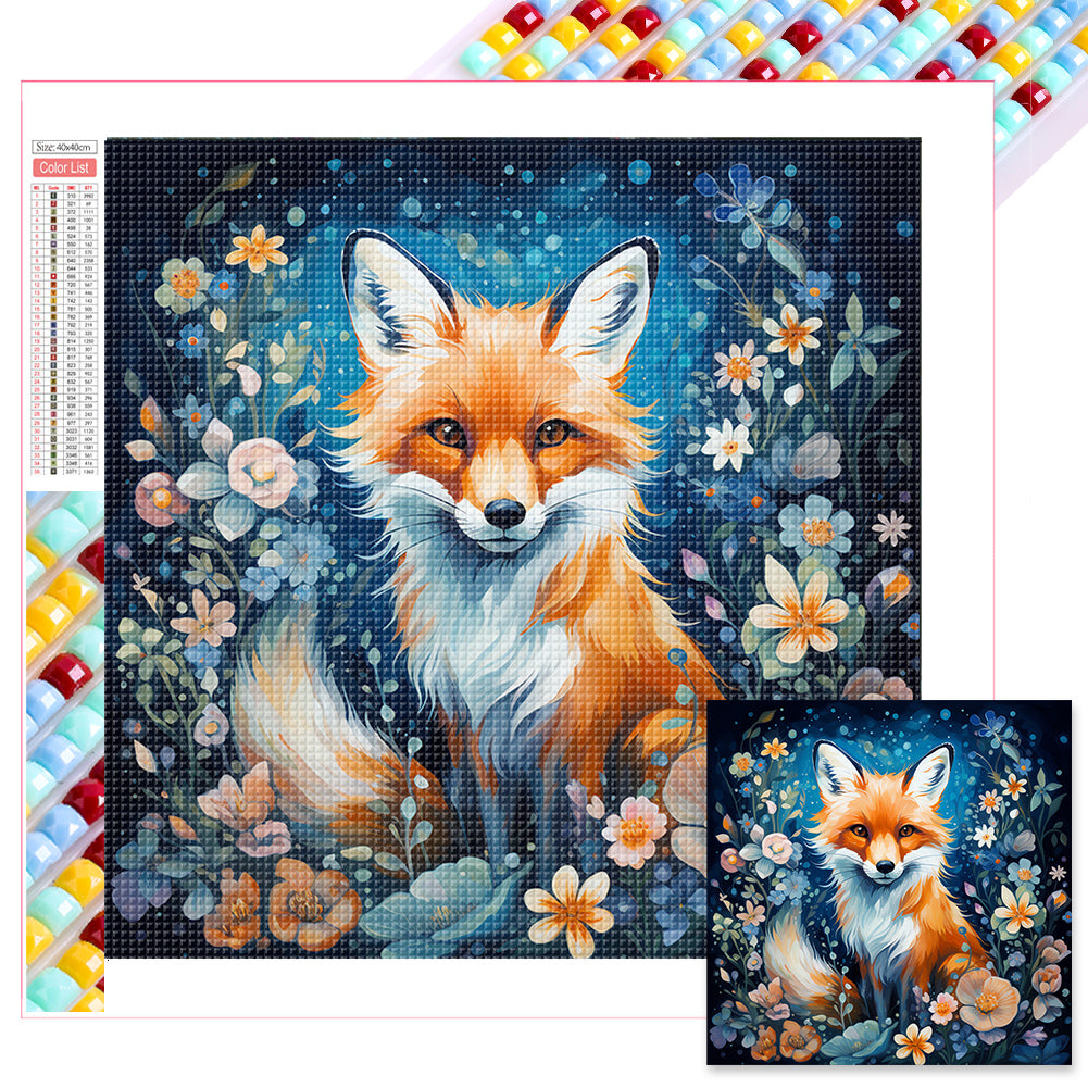 Fox 40*40CM Full Square Drill Diamond Painting