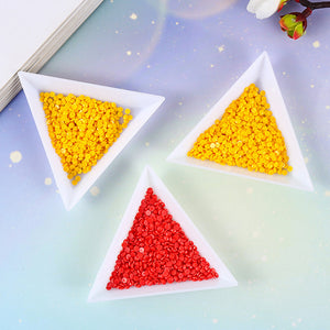 20PCS Diamond Painting Trays Organizer for Diamond Art DIY Craft (Triangle)