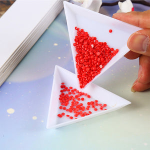 20PCS Diamond Painting Trays Organizer for Diamond Art DIY Craft (Triangle)