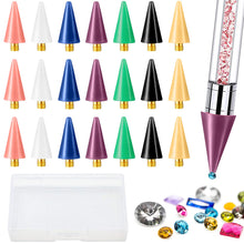 Load image into Gallery viewer, Diamond Art Pens Double Heads with Wax for Nail Art Rhinestones (Pink)

