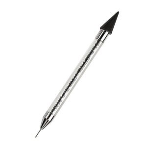 Diamond Art Pens Double Heads with Wax for Nail Art Rhinestones (Black)