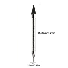 Load image into Gallery viewer, Diamond Art Pens Double Heads with Wax for Nail Art Rhinestones (Black)
