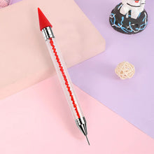Load image into Gallery viewer, Diamond Art Pens Double Heads with Wax for Nail Art Rhinestones (Red)
