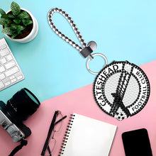 Load image into Gallery viewer, Double Sided Special Shape Diamond Painting Keychain (Gateshead F.C.)
