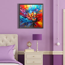 Load image into Gallery viewer, Oil Paint Butterfly 40*40CM Full Round Drill Diamond Painting

