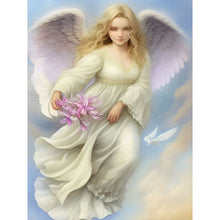 Load image into Gallery viewer, Angel 30*40CM Full Round Drill Diamond Painting
