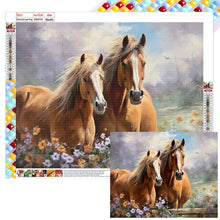 Load image into Gallery viewer, Horse 50*40CM Full Square Drill Diamond Painting
