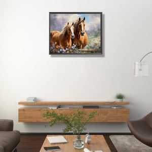 Horse 50*40CM Full Square Drill Diamond Painting