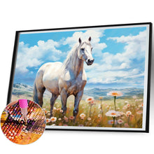 Load image into Gallery viewer, Wild Horses In The Field 50*40CM Full Round Drill Diamond Painting
