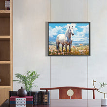 Load image into Gallery viewer, Wild Horses In The Field 50*40CM Full Round Drill Diamond Painting
