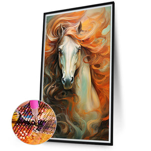 Art Horse 40*70CM Full Round Drill Diamond Painting