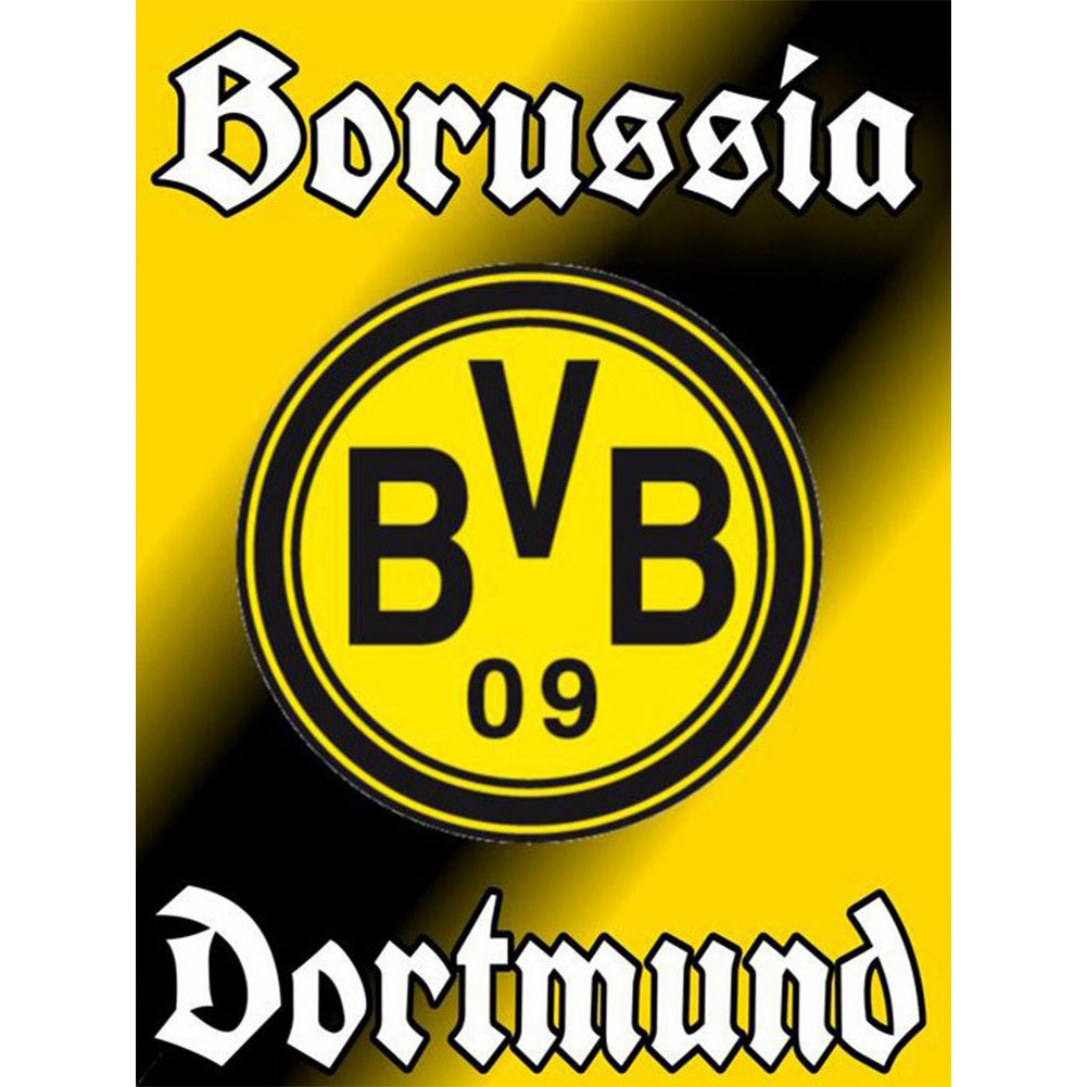Borussia Dortmund Football Club Logo 30*40CM Full Round Drill Diamond Painting