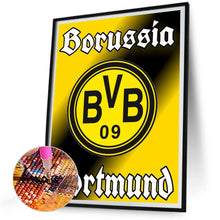 Load image into Gallery viewer, Borussia Dortmund Football Club Logo 30*40CM Full Round Drill Diamond Painting
