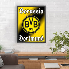 Load image into Gallery viewer, Borussia Dortmund Football Club Logo 30*40CM Full Round Drill Diamond Painting
