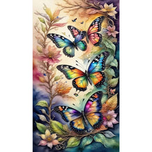 Load image into Gallery viewer, Butterfly 40*70CM Full Square Drill Diamond Painting

