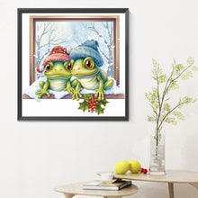 Load image into Gallery viewer, Window Animal Frog 30*30CM Full Round Drill Diamond Painting
