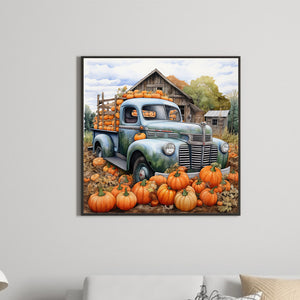 Fruit And Vegetable Truck 30*30CM Full Round Drill Diamond Painting