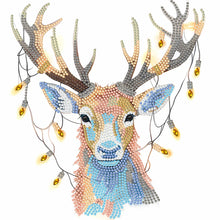 Load image into Gallery viewer, Deer Head 30*30CM Partial Special Shaped Drill Diamond Painting

