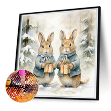 Load image into Gallery viewer, Gift Bunny 30*30CM Full Round Drill Diamond Painting
