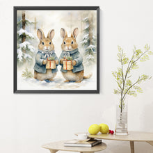 Load image into Gallery viewer, Gift Bunny 30*30CM Full Round Drill Diamond Painting
