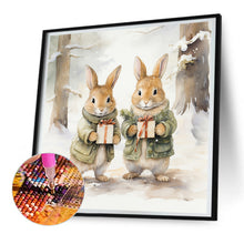 Load image into Gallery viewer, Gift Bunny 30*30CM Full Round Drill Diamond Painting
