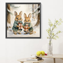 Load image into Gallery viewer, Gift Bunny 30*30CM Full Round Drill Diamond Painting
