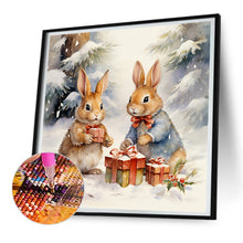 Load image into Gallery viewer, Gift Bunny 30*30CM Full Round Drill Diamond Painting
