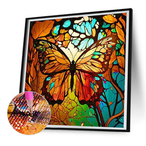Butterfly 30*30CM Full Round Drill Diamond Painting