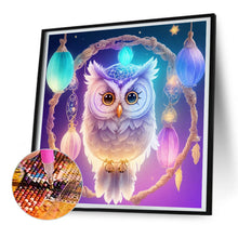 Load image into Gallery viewer, Owl Dream Catcher 30*30CM Full Round Drill Diamond Painting
