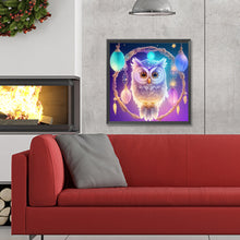 Load image into Gallery viewer, Owl Dream Catcher 30*30CM Full Round Drill Diamond Painting
