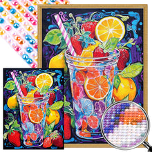 Load image into Gallery viewer, Fruit Tea Cup 30*40CM Full Round Drill Diamond Painting
