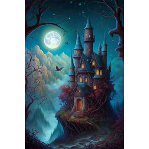 Youye Castle 40*60CM Full Round Drill Diamond Painting