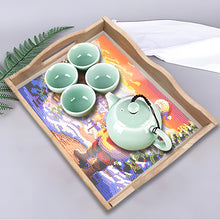 Load image into Gallery viewer, Diamond Painting Nesting Food Trays with Handle Coffee Table Tray (#4)
