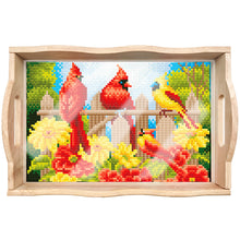 Load image into Gallery viewer, Diamond Painting Nesting Food Trays with Handle Coffee Table Tray (#8)
